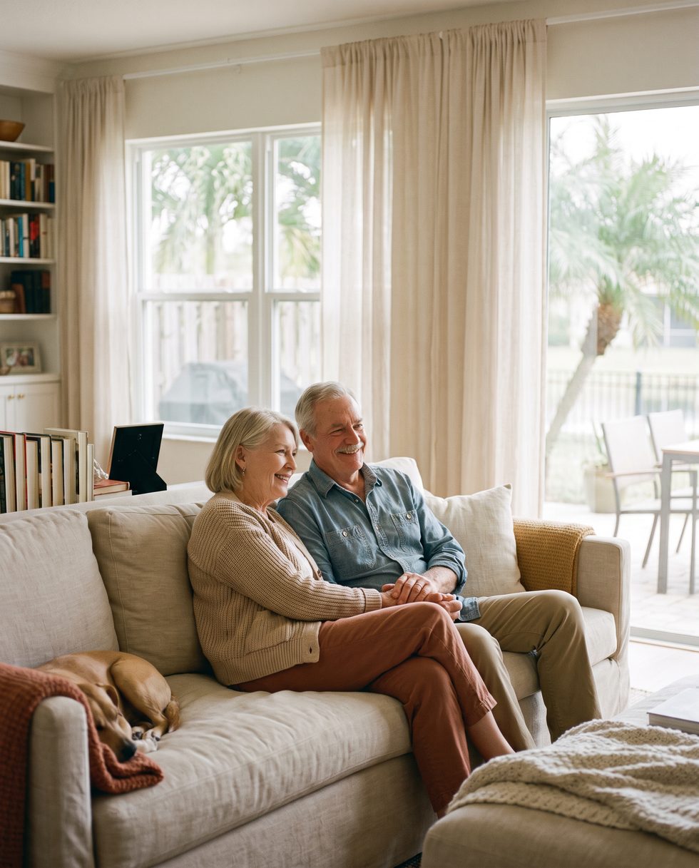 Homeowners at home